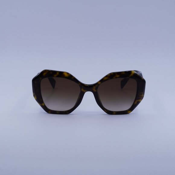 Prada PR16WS 2AU6S1 Sunglasses Tortoise Geometric Frame, Brown Lenses main image 9